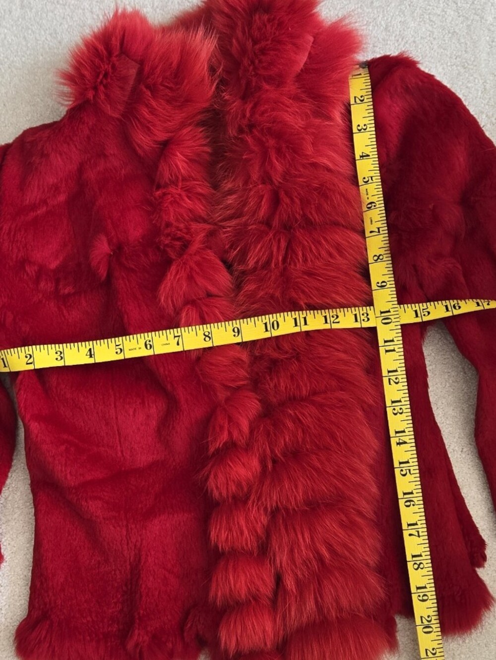 Red Shearling Jacket Sm - Picture 5 of 10